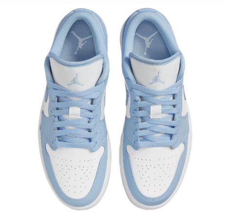 (WMNS) Air Jordan 1 Low 'Ice Blue' Women's Sneakers – DC0774-141