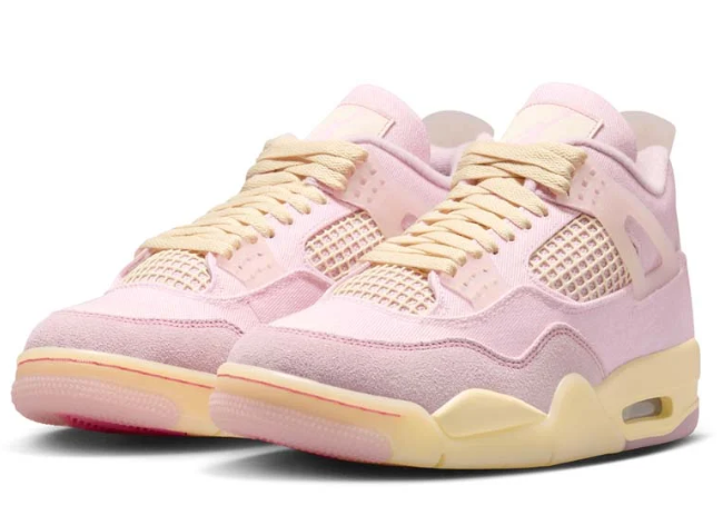 Women's Air Jordan 4 Retro 'Pearl Pink/Iced Carmine' | Pastel Sneakers