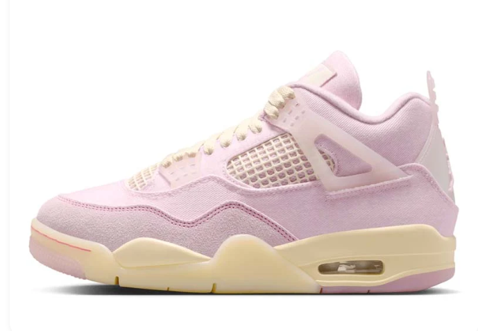 Women's Air Jordan 4 Retro 'Pearl Pink/Iced Carmine' | Pastel Sneakers