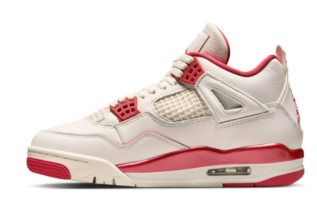 Women's Air Jordan 4 Retro 'Love Letter' | Valentine's Day | Red / White / Black