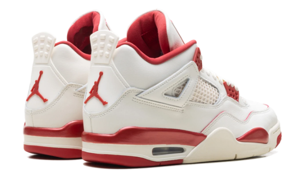 Air Jordan 4 WMNS 'Valentine's Day' HV0823-108 | Pale Ivory & Red