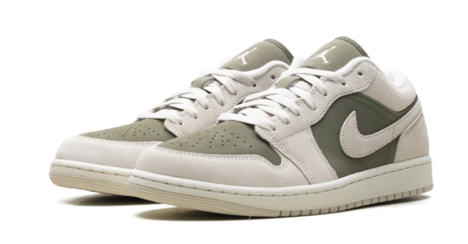 Air Jordan 1 Low SE 'Medium Olive' | HV4089-201 | Medium Olive / Lt Orewood Brown / Sail