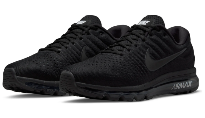 Nike Air Max 2017 'Triple Black' Running Shoe