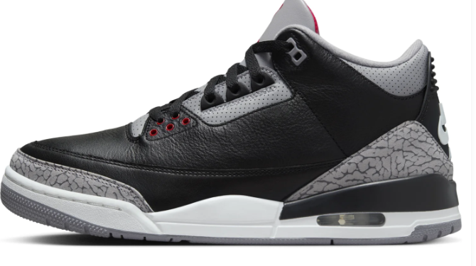 Air Jordan 3 OG 'Black Cement' DN3707-010 (2024)