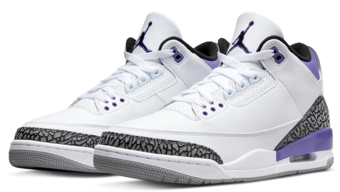 Air Jordan 3 Retro 'Dark Iris' CT8532-105 (2022)