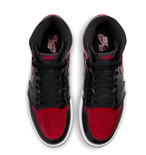 Air Jordan 1 Retro High OG 'Patent Bred' Men's Sneakers – 555088-063