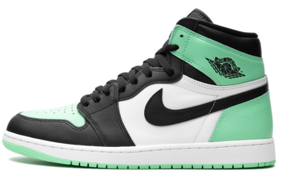 Air Jordan 1 Retro High OG 'Green Glow' Men's Sneakers – DZ5485-130
