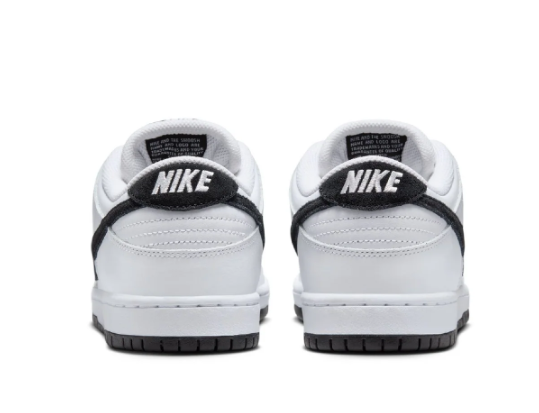 Nike SB Dunk Low Pro 'White/Black/White' Skateboarding Shoe
