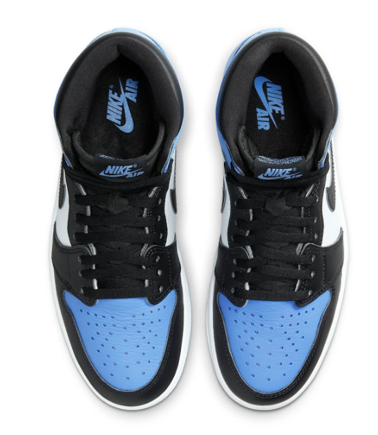 Air Jordan 1 Retro High OG 'UNC Toe' Men's Sneakers – DZ5485-400