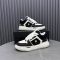 AMIRI HNH0203 Ice Blue and Cream Low-Top Sneakers