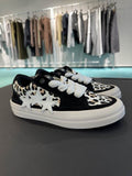 AMIRI HNH0304 Leopard Print Star Low-Top Sneakers
