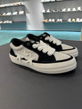 AMIRI Black & White Star Low-Top Sneakers
