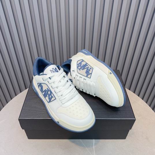 AMIRI White & Black Skeleton Low-Top Sneakers