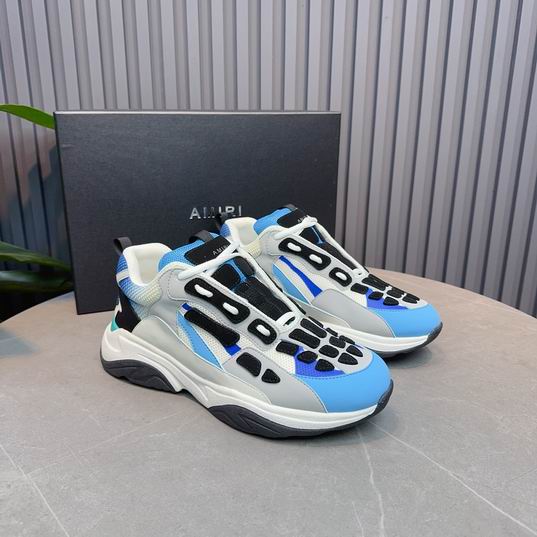 AMIRI Bone Runner Sneaker – Blue / Grey / Black