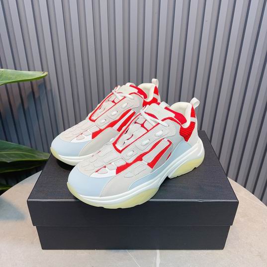 AMIRI Bone Runner Sneaker – White / Red