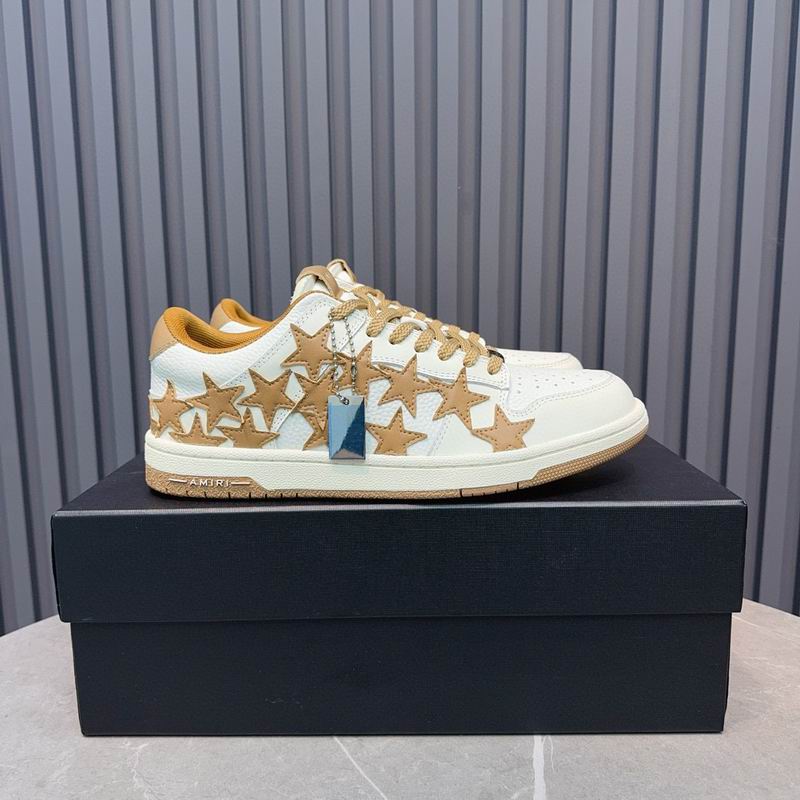 AMIRI Stars Low Sneaker – White / Gold
