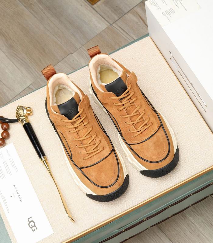 Black Suede & Leather Moc-Toe Platform Boot