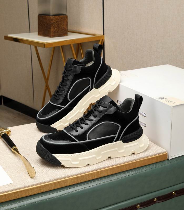 Black Suede & Leather Moc-Toe Platform Boot