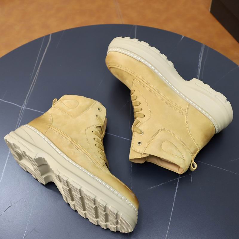 UGG Wheat Nubuck Shearling-Lined High-Top Boot