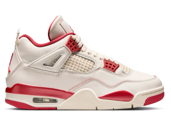 Women's Air Jordan 4 Retro 'Love Letter' | Valentine's Day | Red / White / Black