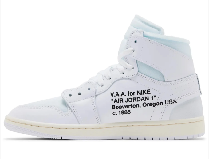 Air Jordan 1 Retro High OG x Off-White 'Alaska' – AA3834-100