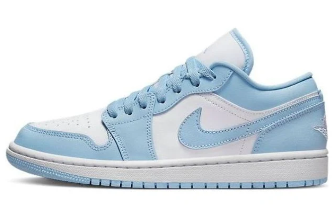 (WMNS) Air Jordan 1 Low 'Ice Blue' Women's Sneakers – DC0774-141