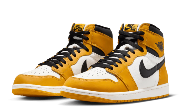 Air Jordan 1 Retro High OG 'Yellow Ochre' Men's Sneakers