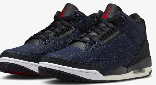 JORDAN X LEVI'S® AJ 3 RETRO - INDIGO GYM RED