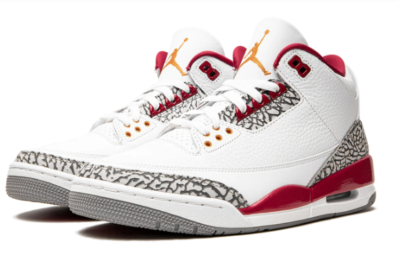 Air Jordan 3 'Cardinal' CT8532-126 (2022)