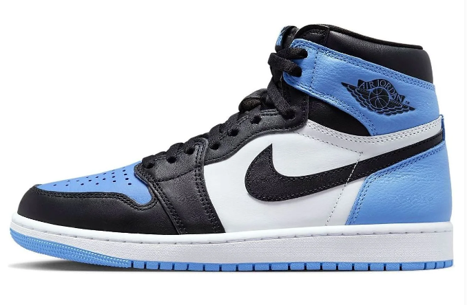 Air Jordan 1 Retro High OG 'UNC Toe' Men's Sneakers – DZ5485-400