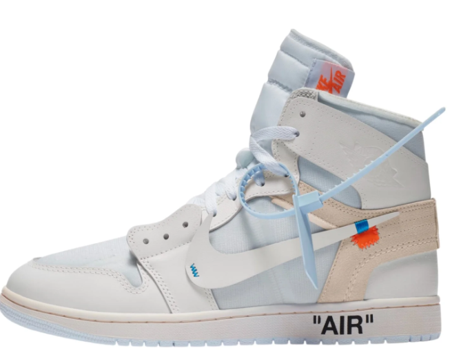 Air Jordan 1 Retro High OG x Off-White 'Alaska' – AA3834-100
