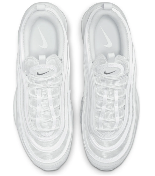 Nike Air Max 97 'Triple White' – Men's Lifestyle Sneaker (921826-101)