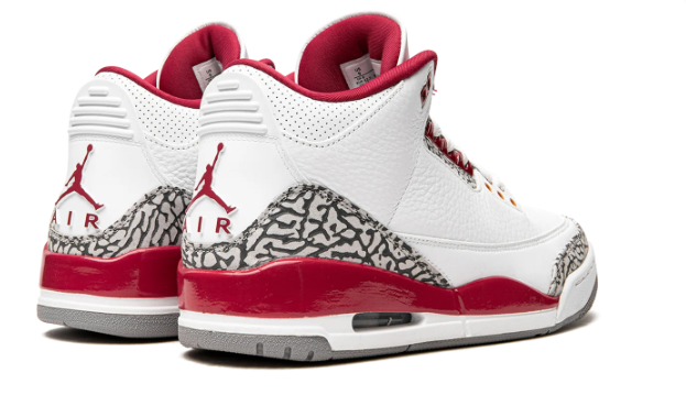 Air Jordan 3 'Cardinal' CT8532-126 (2022)